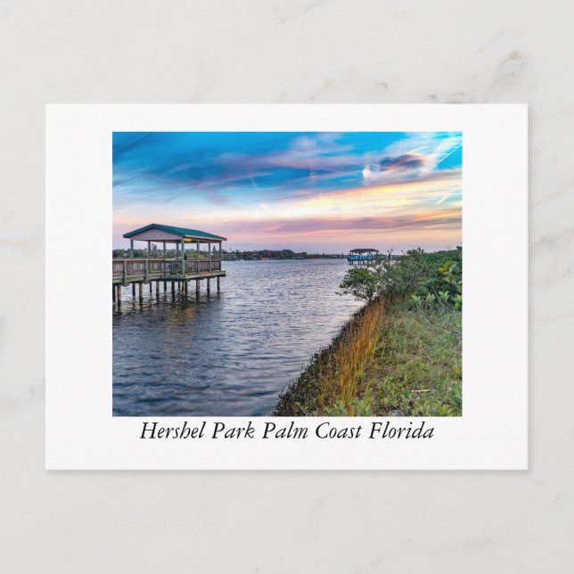 Postal Hershel Park Palm Coast Florida (Anverso)