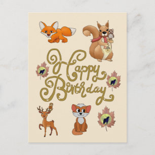 Postal Herstbild Geburtstag