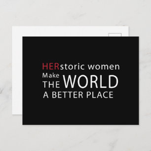 Postal HERstoric Women Empowerment Quote