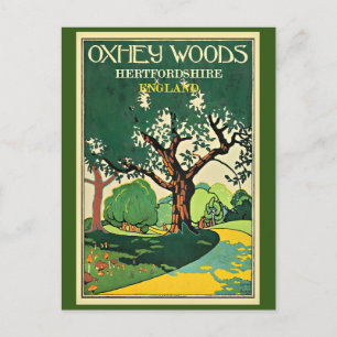 Postal Hertfordshire, Oxley Woods, Inglaterra