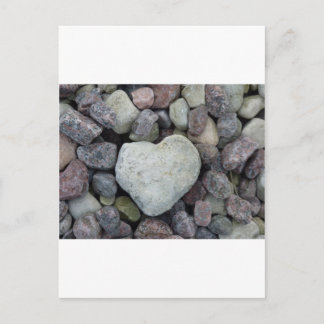 Postal Herz aus Stein