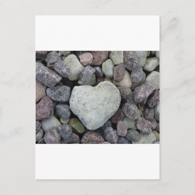 Postal Herz aus Stein (Anverso)