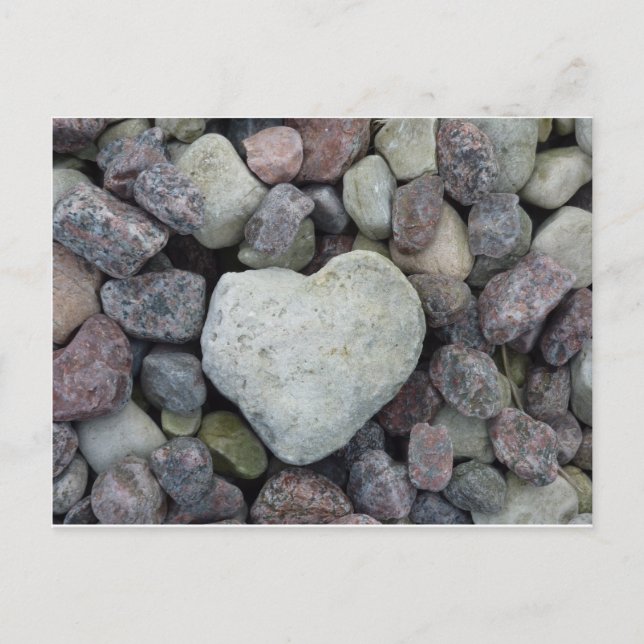 Postal Herz aus Stein (Anverso)