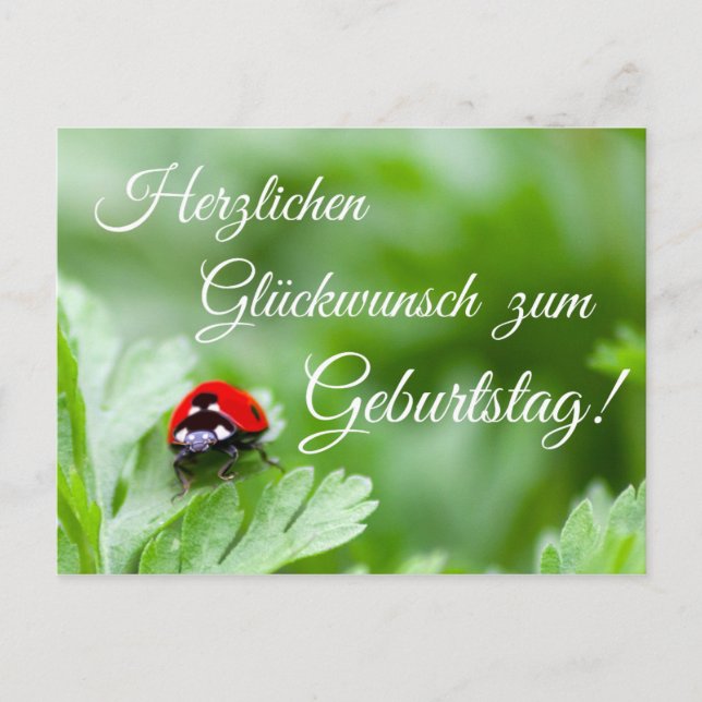 Postal Herzlichen Glückwunsch zum Geburtstag! (Anverso)