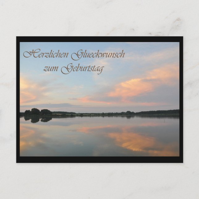 Postal Herzlichen Glueckwunsch (Anverso)