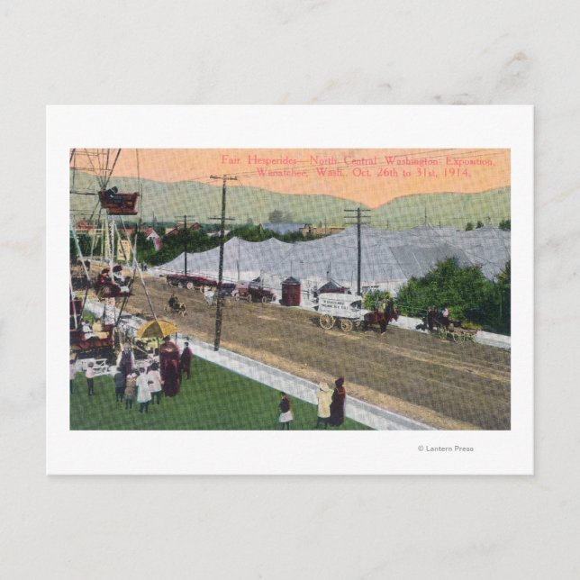 Postal Hesperides FairNorth Central WA Exposición (Anverso)