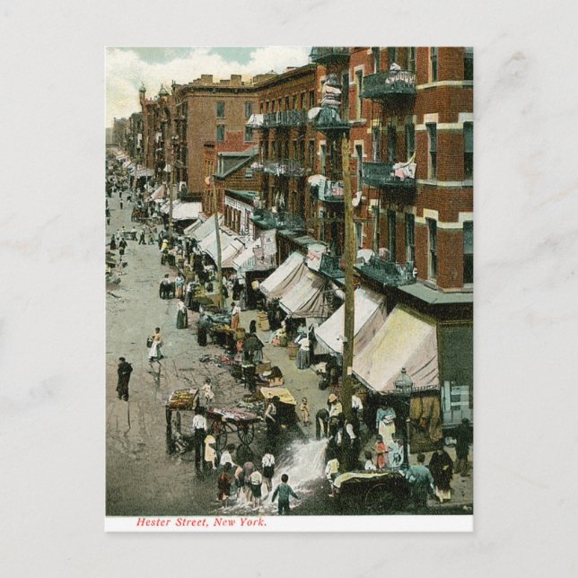 Postal Hester Street New York Post (Anverso)