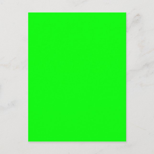 Postal Hex verde neón 00FF00 (Anverso)