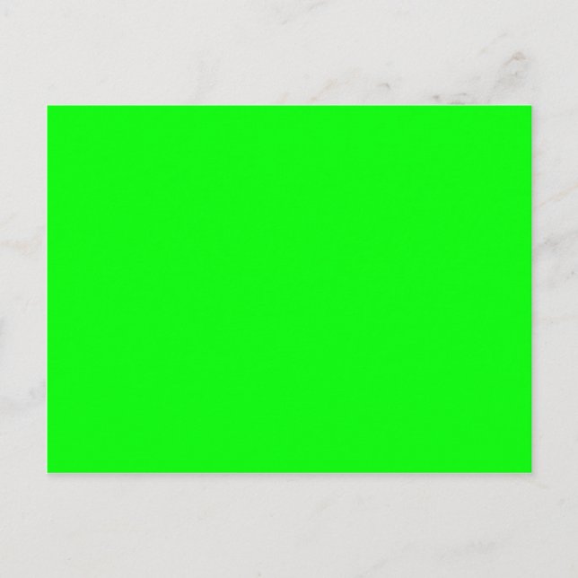 Postal Hex verde neón 00FF00 (Anverso)