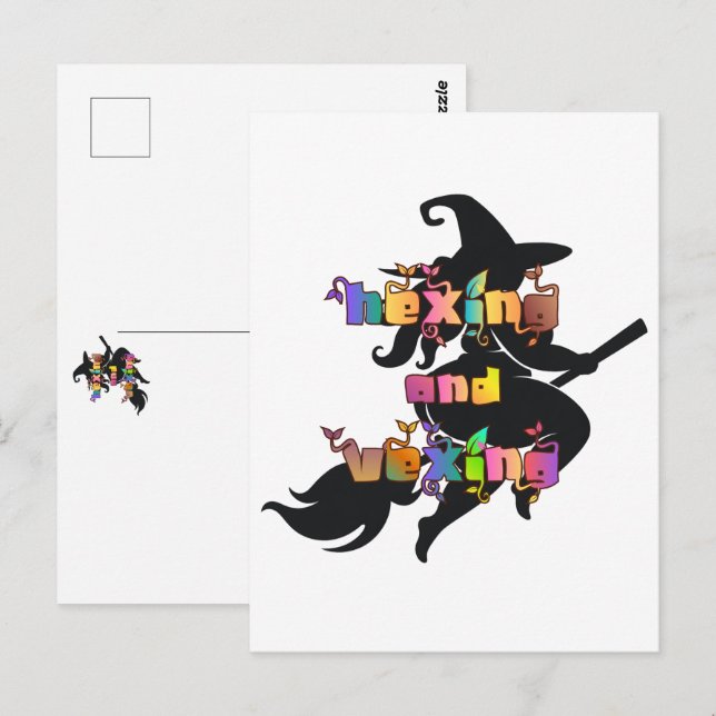 Postal HEXING AND VEXING for the Plus Size Pagan (Anverso / Reverso)