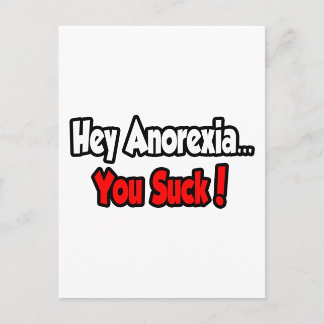 Postal Hey Anorexia... ¡Suck! (Anverso)