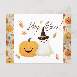 Postal Hey Baby Boo Fall Baby Shower