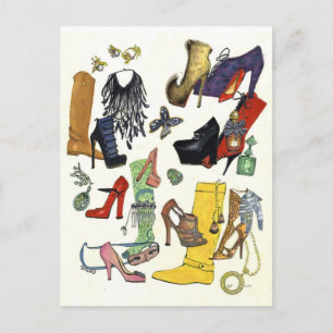 Postal Hey Chicas, ¿necesitan un nuevo par? ¡Los zapatos