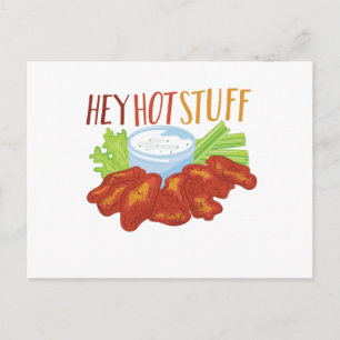 Postal Hey cosas calientes