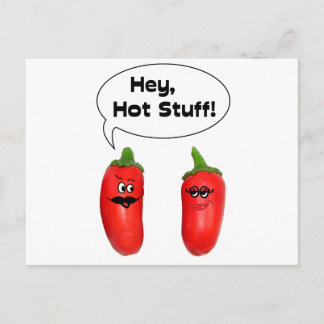 Postal ¡Hey, Cosas Calientes! Chilies