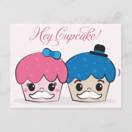 Postal Hey Cupcake Postcard