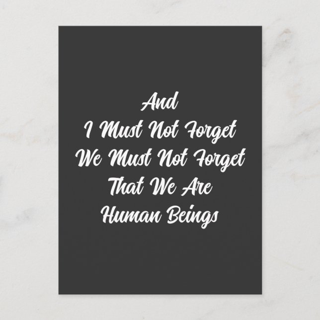 Postal Hi Ren Human Beings (Anverso)