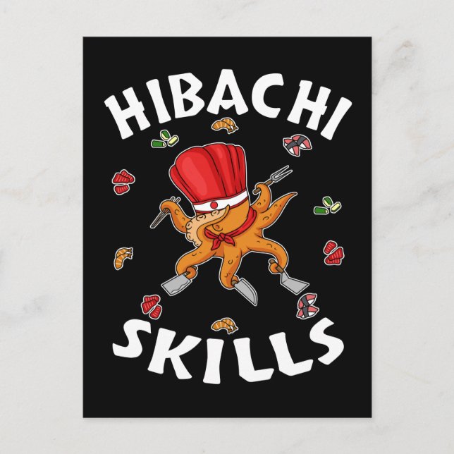 Postal Hibachi Gifts Hibachi Connoisseur Hibachi Chef (Anverso)