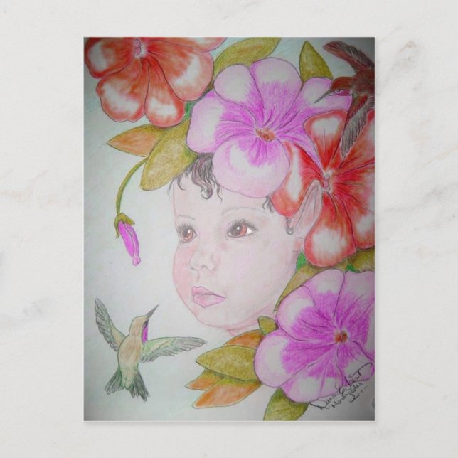 Postal Hibiscus Fairy (2) (Anverso)