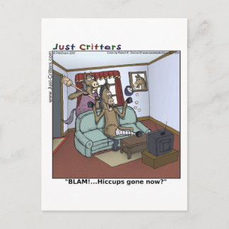 Postal Hiccups para caballos