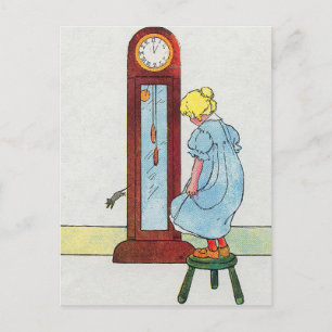 Postal Hickory, Dickory, Dock Mother Goose Nursery Rhyme