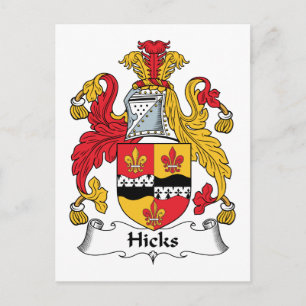 Postal Hicks Family Crest