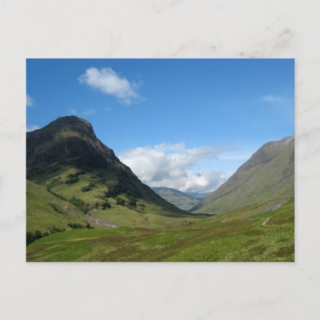 Postal Hidden Valley Glencoe Scotland (Anverso)