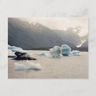 Postal Hielo azul