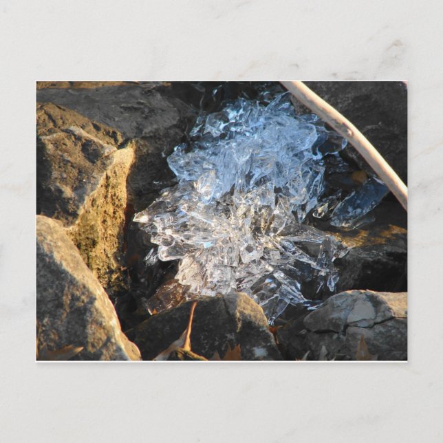 Postal Hielo de río (Anverso)