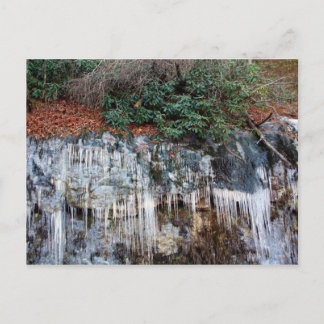 Postal Hielo en las rocas