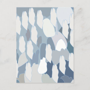 Postal Hielo glaciar azul