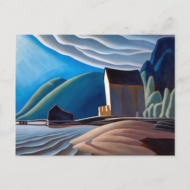 Postal Hielo House, Lago Superior | Lawren Harris | (Anverso)