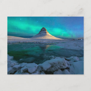Postal Hielo y Nieve   Monte Kirkjufell, Islandia