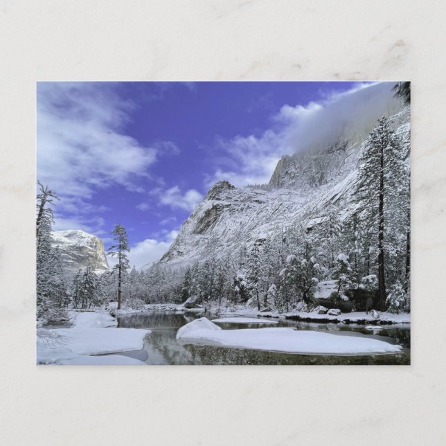Postal Hielo y nieve | Parque nacional Yosemite (Anverso)