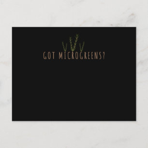 Postal Hierbas de jardinería Micro Verdes