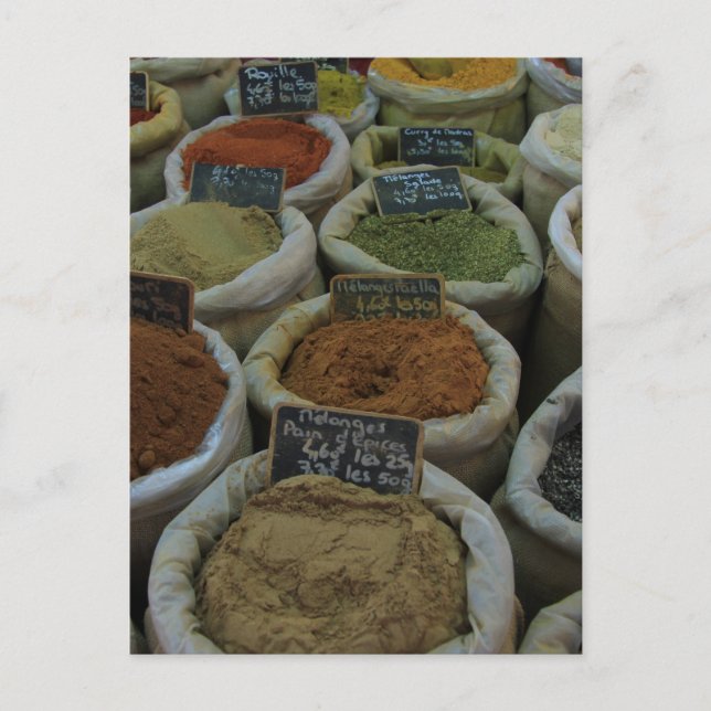 Postal Hierbas y especias (Anverso)
