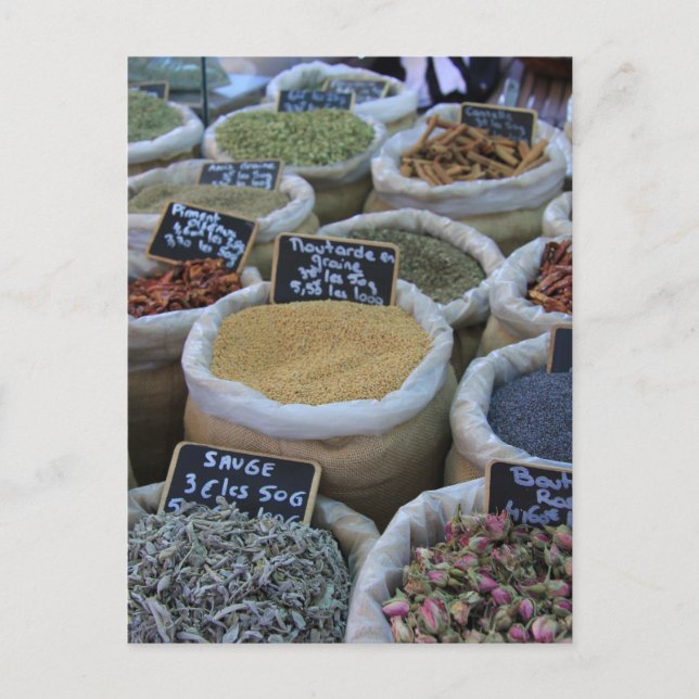 Postal Hierbas y especias (Anverso)