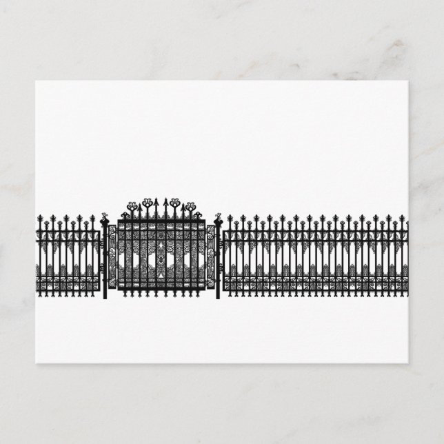 Postal Hierro forjado (Anverso)