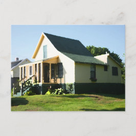 Postal Higgins Beach Vintage Cottage Postcard Morning St