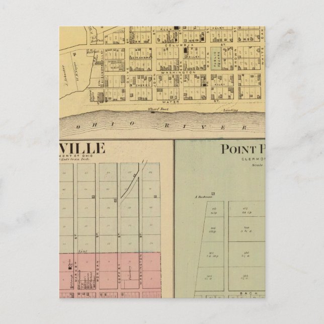 Postal Higginsport, Ohio (Anverso)