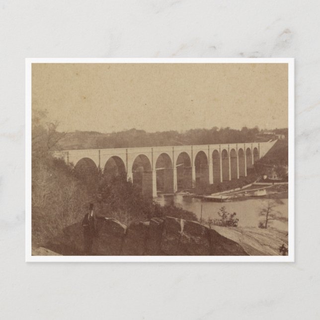 Postal High Bridge, Harlem, cerca de Nueva York (Anverso)
