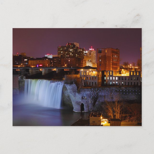 Postal High Falls en el centro de Rochester Nueva York (Anverso)