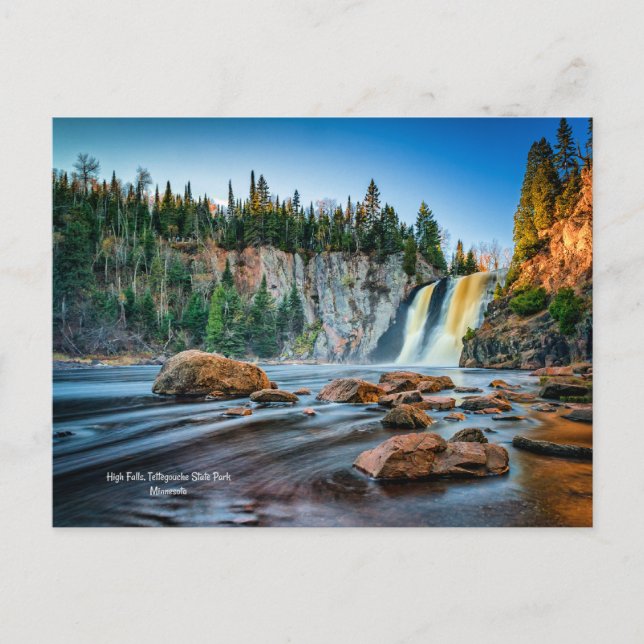 Postal High Falls, Parque Tettegouche, Minnesota (Anverso)