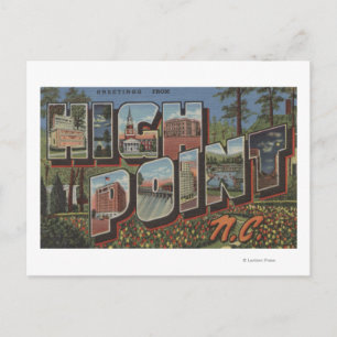 Postal High Point, Carolina del Norte - Escenas de letras