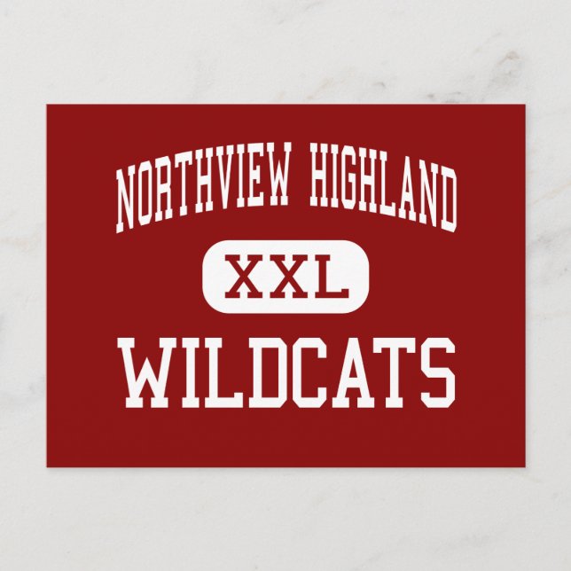 Postal Highland Northview - Wildcats - Grand Rapids (Anverso)