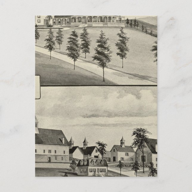 Postal Highland View, Claremont, NH (Anverso)