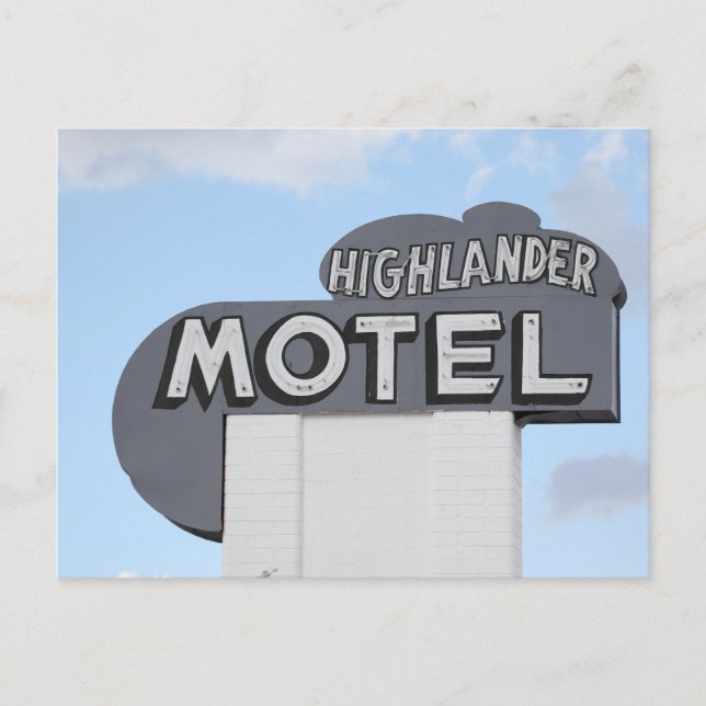 Postal Highlander Motel Route 66 (Anverso)
