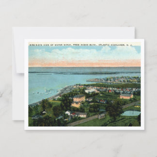 Postal Highlands Atlánticas NJ, 1930, Water Witch