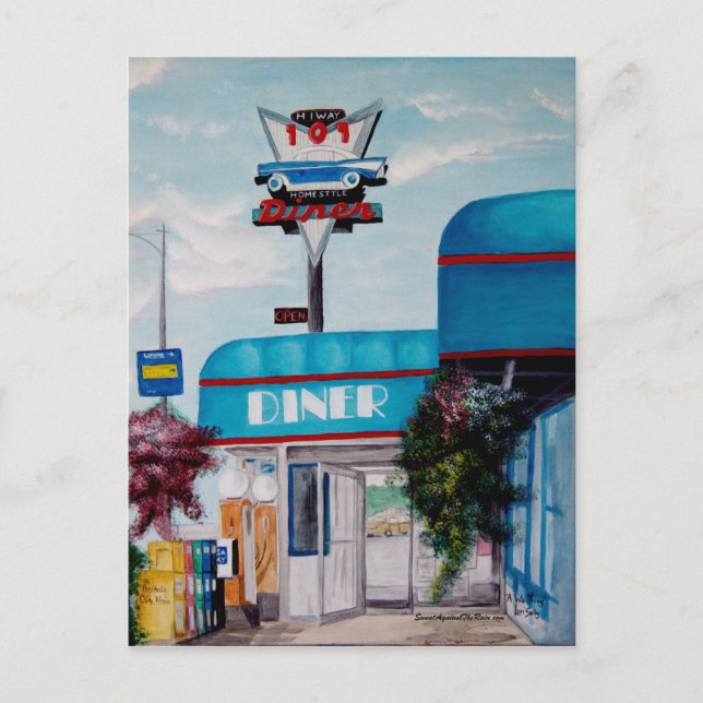 Postal Highway 101 Diner (Anverso)