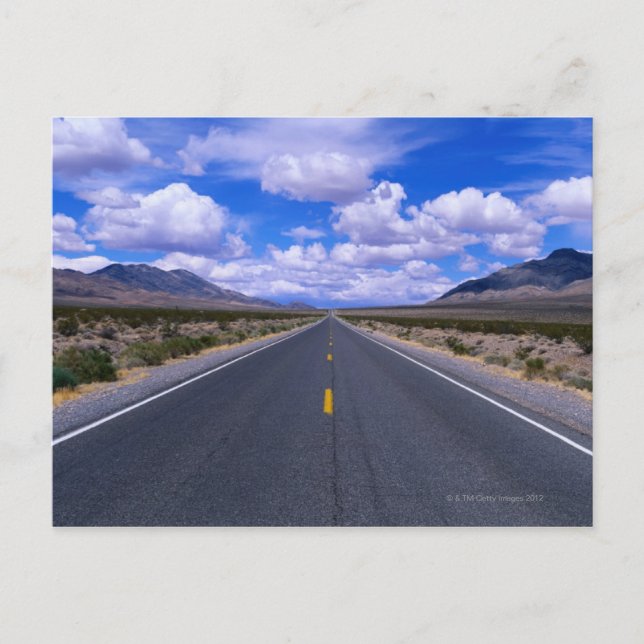 Postal Highway Through Death Valley, California (Anverso)
